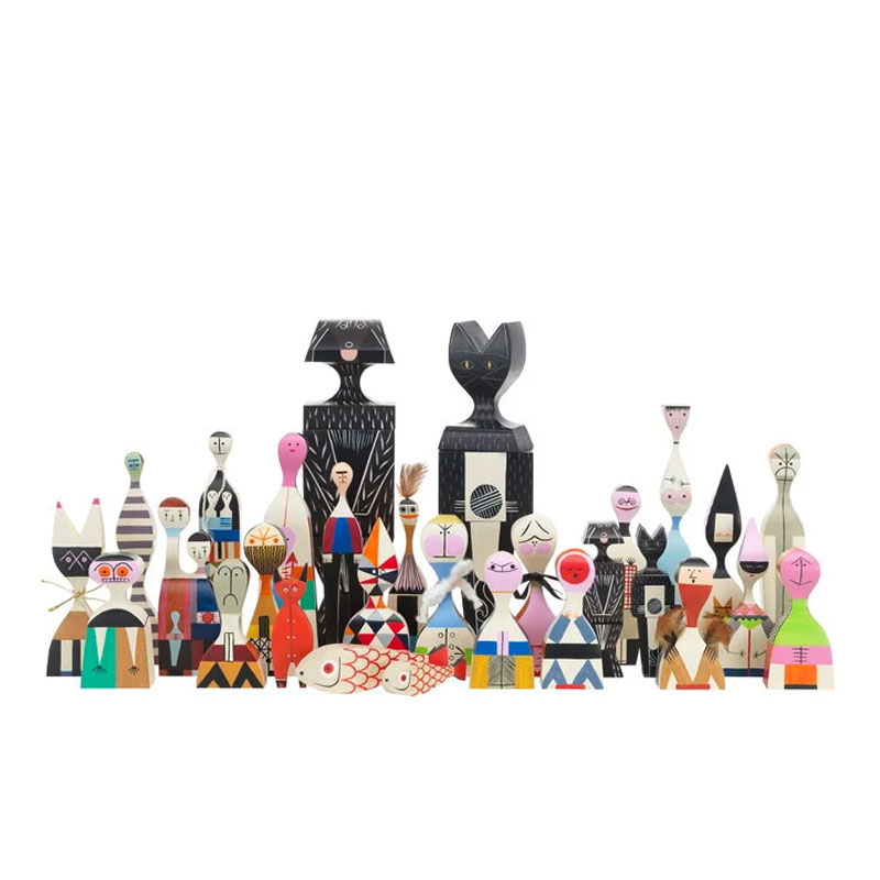 Angers Nantes Paris Bordeaux Rennes Mans Laval Poitiers Orleans Tours Icônes Objet Wooden Dolls N° 13 Vitra Alexander Girard 9