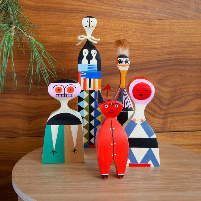 Angers Nantes Paris Bordeaux Rennes Mans Laval Poitiers Orleans Tours Icônes Objet Wooden Dolls N° 18 Vitra Alexander Girard 7