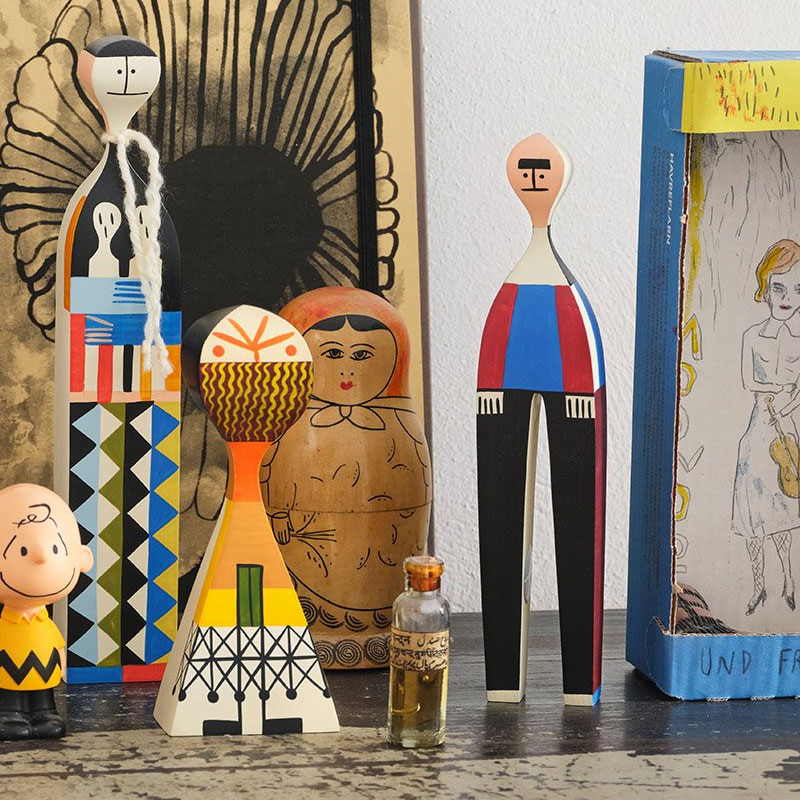 Angers Nantes Paris Bordeaux Rennes Mans Laval Poitiers Orleans Tours Icônes Objet Wooden Dolls N° 22 Vitra Alexander Girard 9