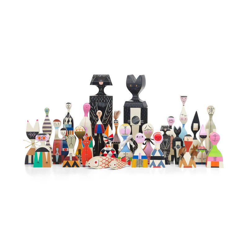Angers Nantes Paris Bordeaux Rennes Nice Icônes Objet Wooden Dolls Mother Fish Poisson Vitra Alexander Girard