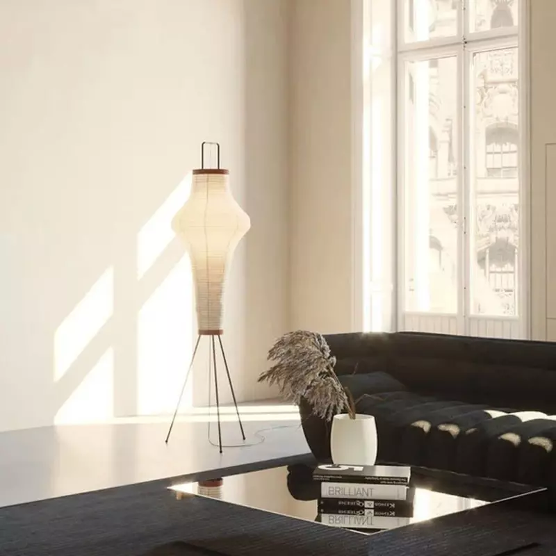 Angers_Nantes_Mans__Nice_Paris_Lyon_Bordeaux-Tours-Rennes_Icônes_Lampe-_Vitra-Akari_A14_Bambou_papier__ washi_Isamu_Noguchi_5