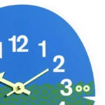 Angers_Nantes_Paris_bordeaux_Rennes_Nice_lyon_Icônes_Vitra_Bleu_Fernando_Fish_Nelson-Horloge-Murale_Zoo_Clock_1
