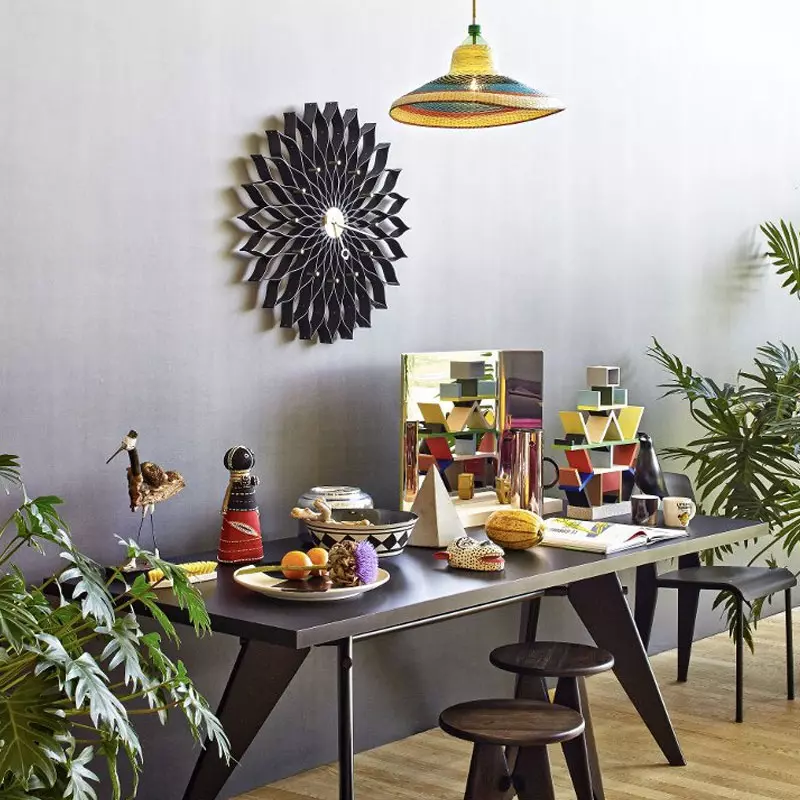 Angers_Nantes_Paris_bordeaux_Rennes_Tours_Nice_lyon_Icônes_Objet-Noir_Vitra_deco-bois_Nelson-Horloge-Murale-Sunflower-3