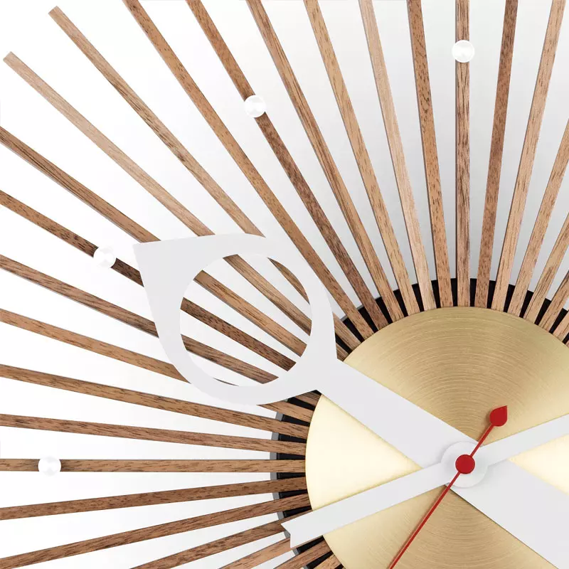 Angers_Nantes_Paris_bordeaux_Rennes_Tours_Nice_lyon_Icônes_Objet-noyer_Vitra-dore_deco-bois_Nelson-Horloge-Murale-Popsicle-