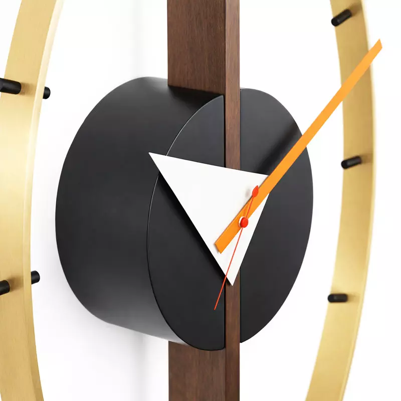 Angers_Nantes_Paris_bordeaux_Rennes_Tours_Nice_lyon_Icônes_Objet_Vitra-doré_deco-noyer_Nelson-Horloge-Murale-Eye_Clock_Oeil_5