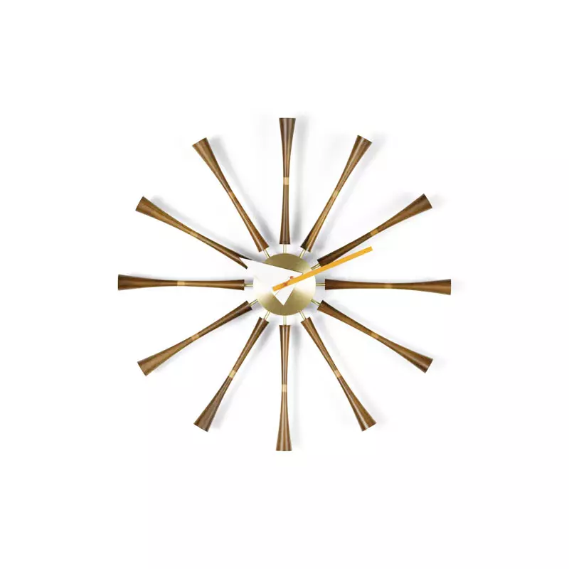 Angers_Nantes_Paris_bordeaux_Rennes_Tours_Nice_lyon_Icônes_Objet_Vitra_Bois_deco-Noyer_Nelson-Horloge-Spinel_Clock_