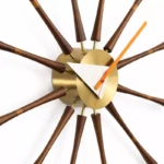 Angers_Nantes_Paris_bordeaux_Rennes_Tours_Nice_lyon_Icônes_Objet_Vitra_Bois_deco-Noyer_Nelson-Horloge-Spinel_Clock_1