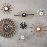 Angers_Nantes_Paris_bordeaux_Rennes_Tours_Nice_lyon_Icônes_Objet_Vitra_Bois_deco-Noyer_Nelson-Horloge-Spinel_Clock_2