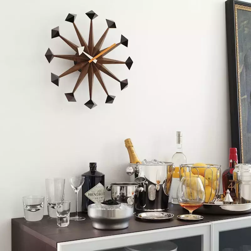 Angers_Nantes_Paris_bordeaux_Rennes_Tours_Nice_lyon_Icônes_Objet_Vitra_Bois_deco_noyer_Polygone_Nelson-Horloge-Murale_Clock_3