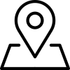 picto contact adresse noir