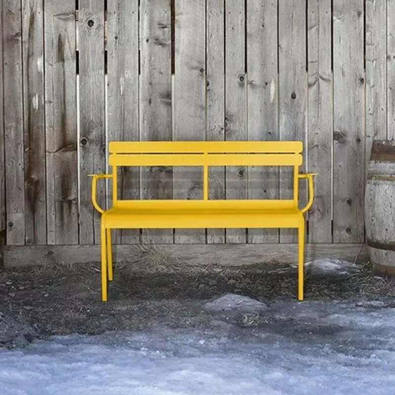 Angers_Nantes_Cannes_Menton_Nice_Rennes_Royan_Icônes_Banc_mobilier_Exterieur_Fermob_Jaune_Miel_Sophia_2