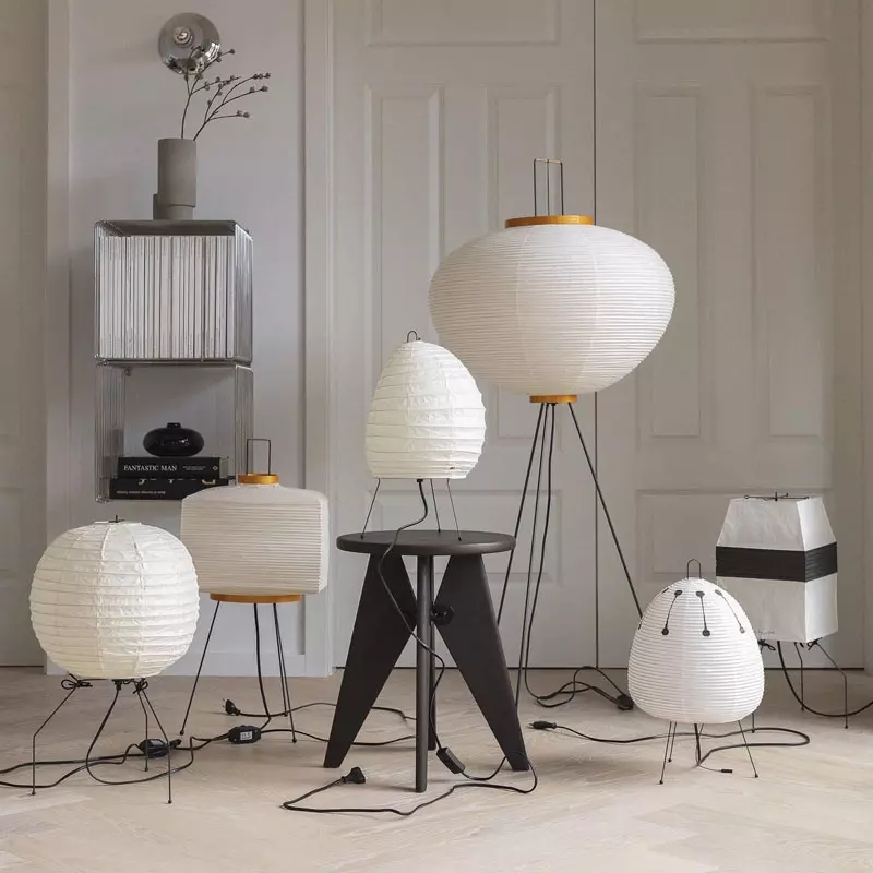 Angers_Nantes_Mans__Nice_Paris_Lyon_Bordeaux-Tours-Rennes_Icônes_Lampe-_Vitra-Akari_1AD_Bambou_papier__ washi_Isamu_Noguchi_5