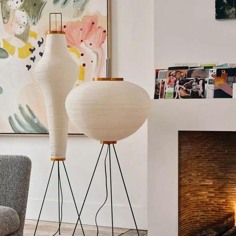 Angers_Nantes_Mans__Nice_Paris_Lyon_Bordeaux-Tours-Rennes_Icônes_Lampe-_Vitra-Akari_A10_Bambou_papier washi_Isamu_Noguchi_1