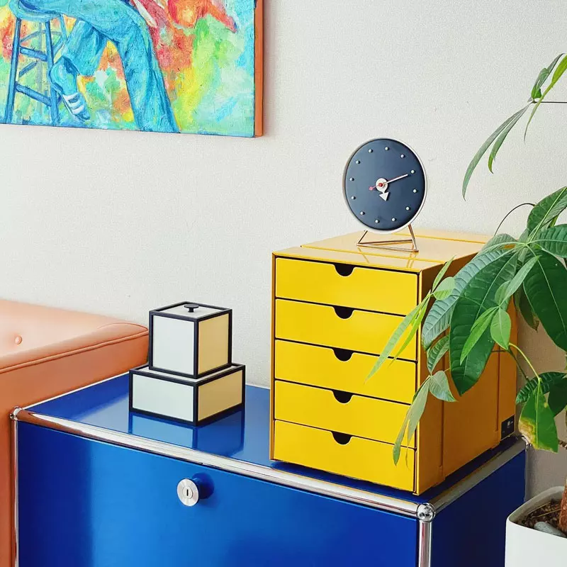 Angers_Nantes_Paris_bordeaux_Rennes_Nice_Icônes_Vitra_Blanc_Cone_Clock_Nelson-Pendule_Horloge-_Desk_Clock_0