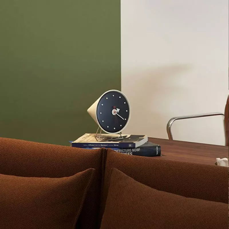 Angers_Nantes_Paris_bordeaux_Rennes_Nice_Icônes_Vitra_Blanc_Cone_Clock_Nelson-Pendule_Horloge-_Desk_Clock_4