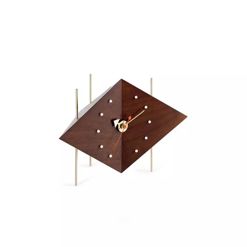 Angers_Nantes_Paris_bordeaux_Rennes_Nice_Icônes_Vitra_Laiton_Diamond_Clock_Nelson-Horloge-Noyer_Desk_Clock_1