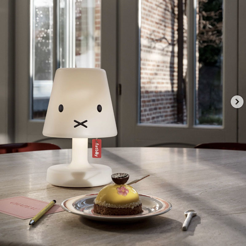 Angers Nantes Bordeaux Mans Rennes Tours Paris Lyon Lilles Nice Icônes Lampe Batterie Fatboy X Miffy Edison the petit led  Dick Bruna 7
