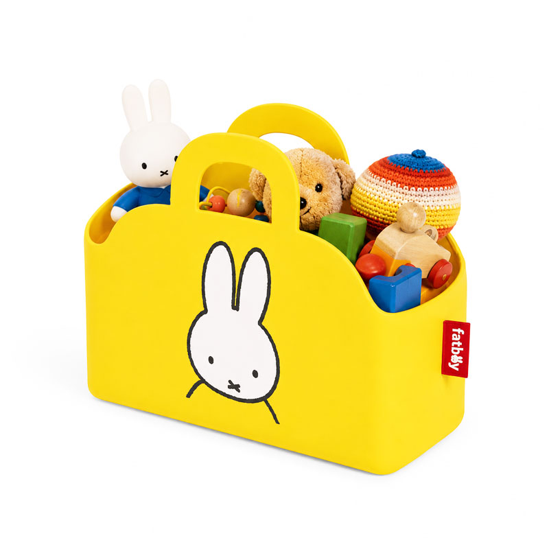 Angers Nantes Bordeaux Mans Rennes Tours Paris Lyon Lilles Nice Icônes Sjopper kees Fatboy X Miffy Sac Panier Rangement Jaune Dick Bruna 5