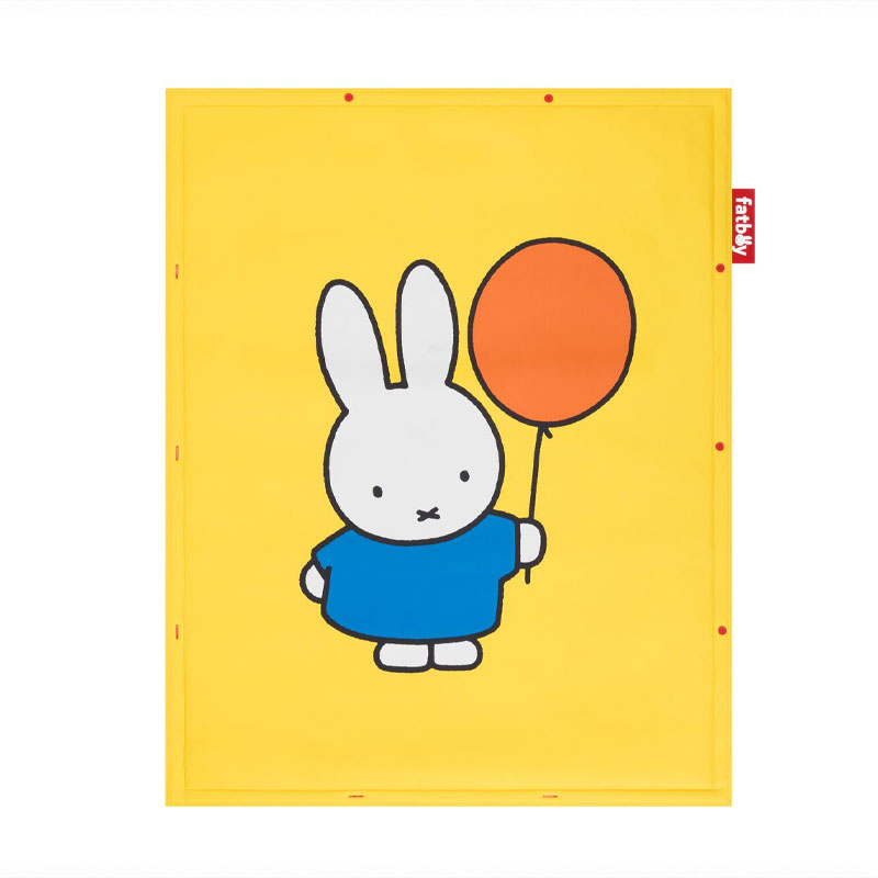 Angers Nantes Bordeaux Rennes Paris Lyon Lilles Nice Icônes Tapis Jeux Fatboy X Miffy Enfant Jaune ludique Nylon dimension 183x140 1