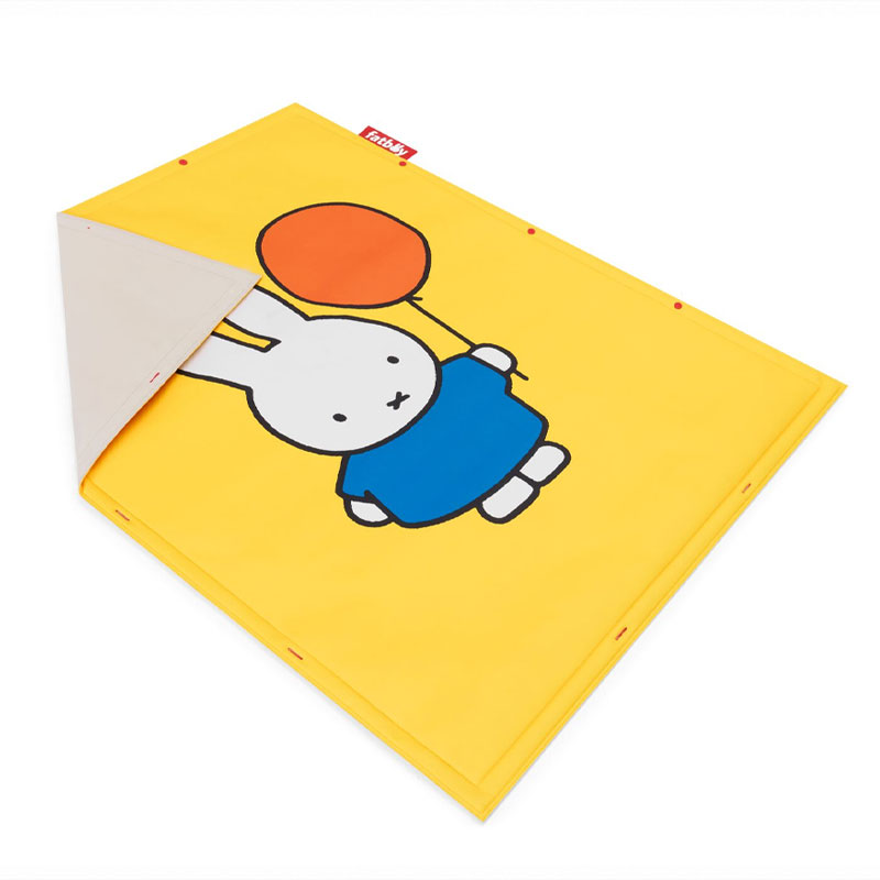Angers Nantes Bordeaux Rennes Paris Lyon Lilles Nice Icônes Tapis Jeux Fatboy X Miffy Enfant Jaune ludique Nylon dimension 183x140 4