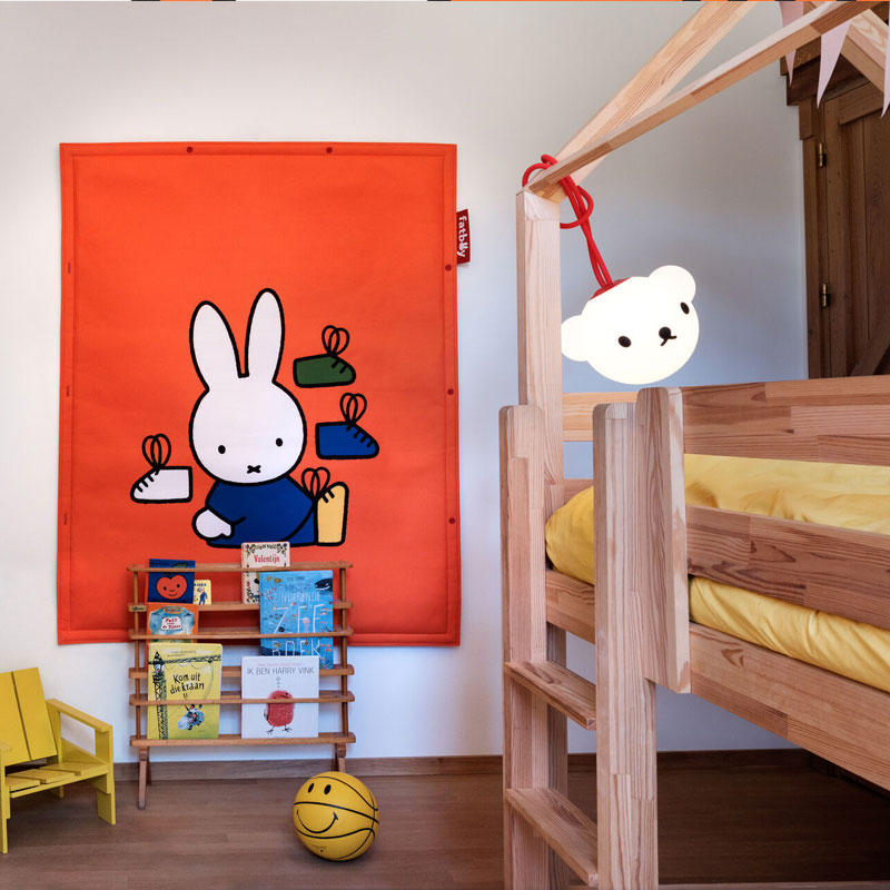 Angers Nantes Bordeaux Rennes Paris Lyon Lilles Nice Icônes Tapis Jeux Fatboy X Miffy Enfant Orange ludique Nylon dimension 183x140 6