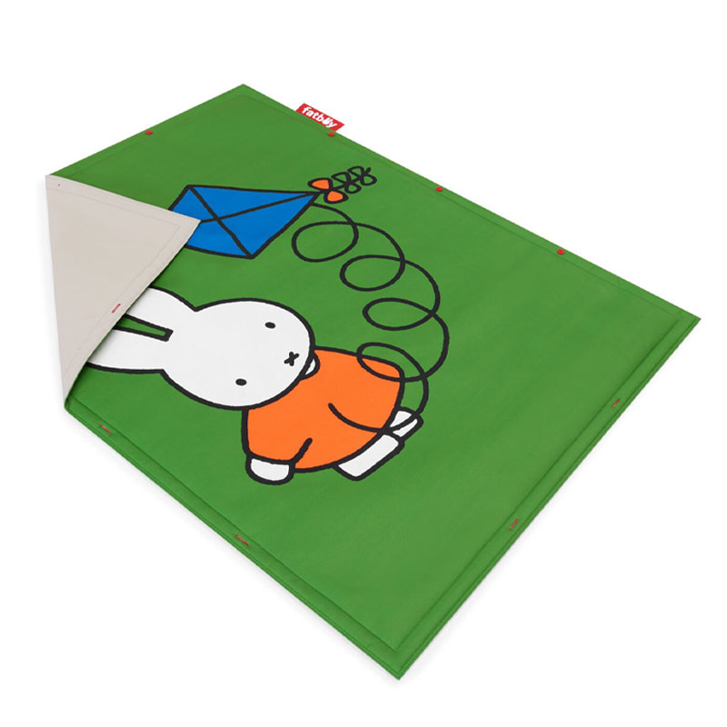 Angers Nantes Bordeaux Rennes Paris Lyon Lilles Nice Icônes Tapis Jeux Fatboy X Miffy Enfant Vert ludique Nylon dimension 183x140 5