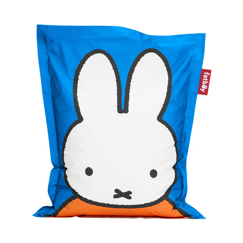 Angers Nantes Bordeaux Rennes Paris Mans Tours Nice Icônes fauteuil Fatboy X Miffy Enfant Pouf Bleu 1