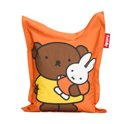 Angers Nantes Bordeaux Rennes Paris Mans Tours Nice Icônes fauteuil Fatboy X Miffy Enfant Pouf Orange Boris 0