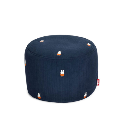 Angers Nantes Bordeaux Rennes Paris Mans Tours Nice Icônes fauteuil Fatboy X Miffy Point Cord Enfant Pouf Bleu velour 2