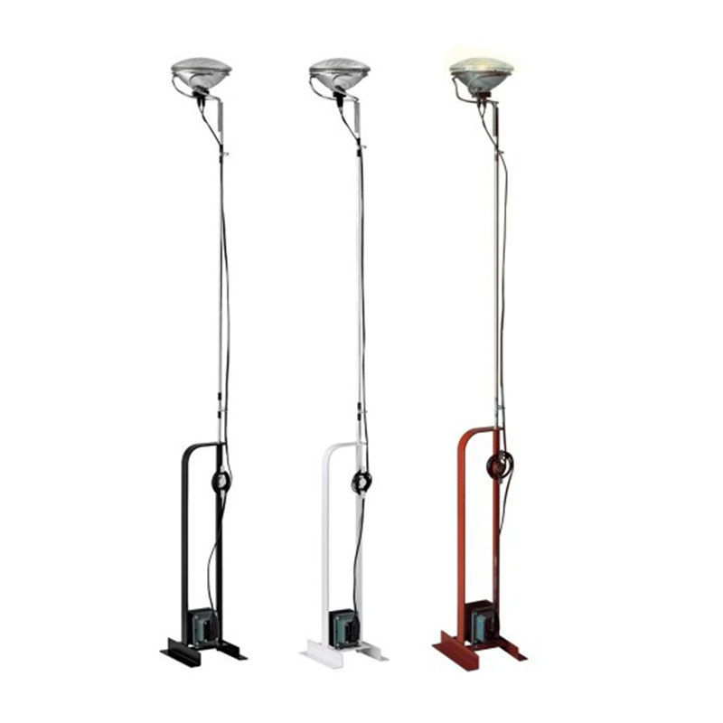 Angers Nantes Cholet Rennes Bordeaux Lille Tours Mans Laval Nice Paris Icônes Flos Lampadaire Phare Toio Rouge Castiglioni 4