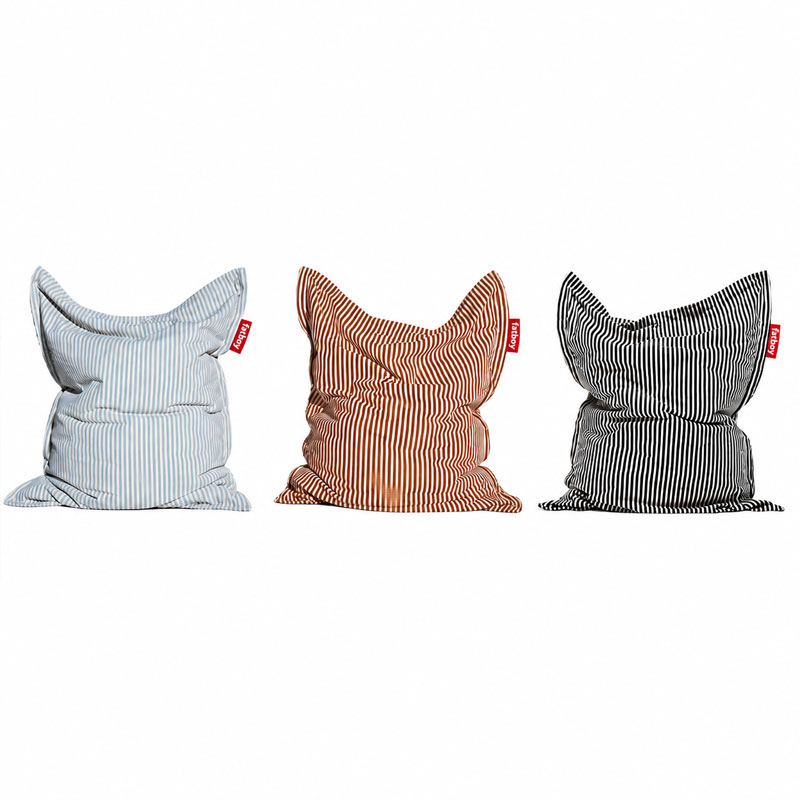 Angers Nantes Paris Bordeaux Rennes Mans Tours Icones Fatboy Pouf Original Slim Terry Black Crème Jukka Setälä 5