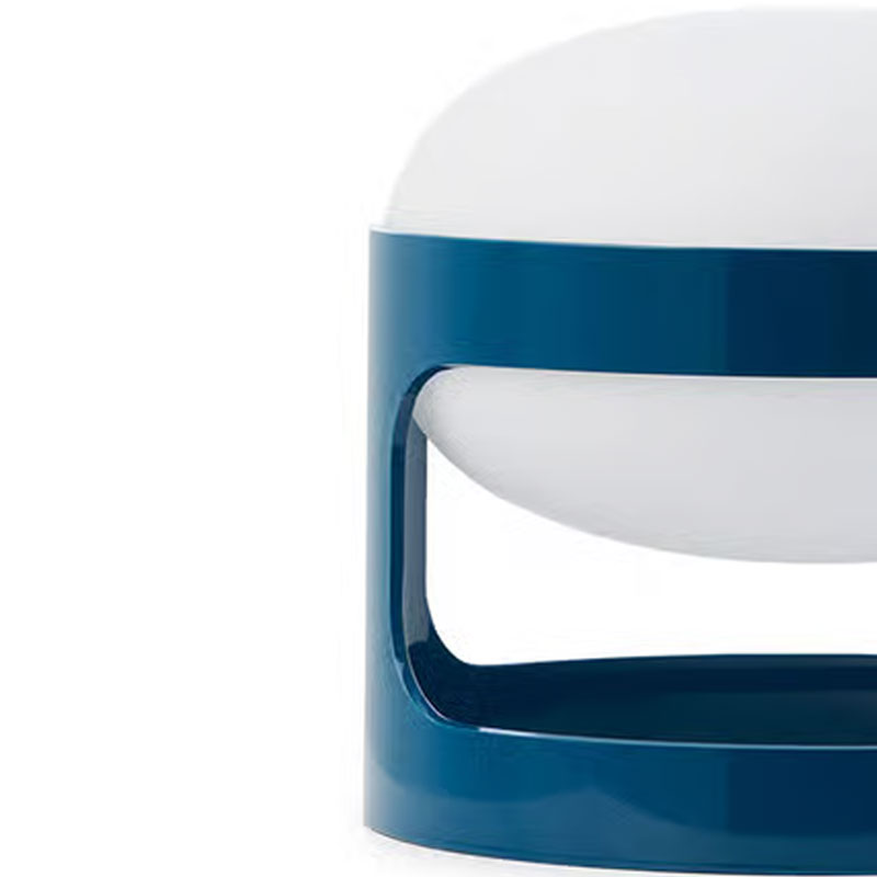 Angers Nantes Bordeaux Mans Rennes Tours Paris Laval Lyon Lilles Nice Icônes Kartell KD28 Bleu Petrole Lampe Joe Colombo 00