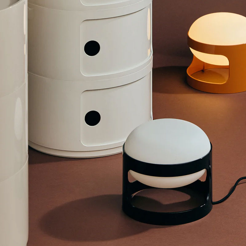 Angers Nantes Bordeaux Mans Rennes Tours Paris Laval Lyon Lilles Nice Icônes Kartell KD28 Noir Lampe Joe Colombo 5
