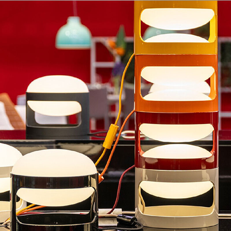 Angers Nantes Bordeaux Mans Rennes Tours Paris Laval Lyon Lilles Nice Icônes Kartell KD28 Noir Lampe Joe Colombo 7