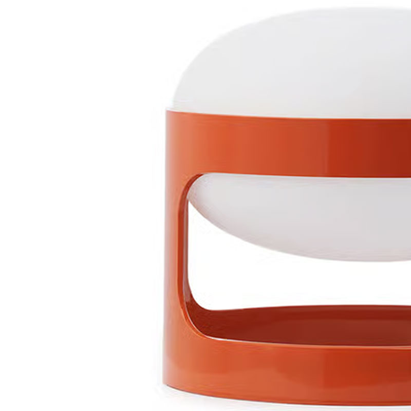 Angers Nantes Bordeaux Mans Rennes Tours Paris Laval Lyon Lilles Nice Icônes Kartell KD28 Orange Lampe Joe Colombo 1