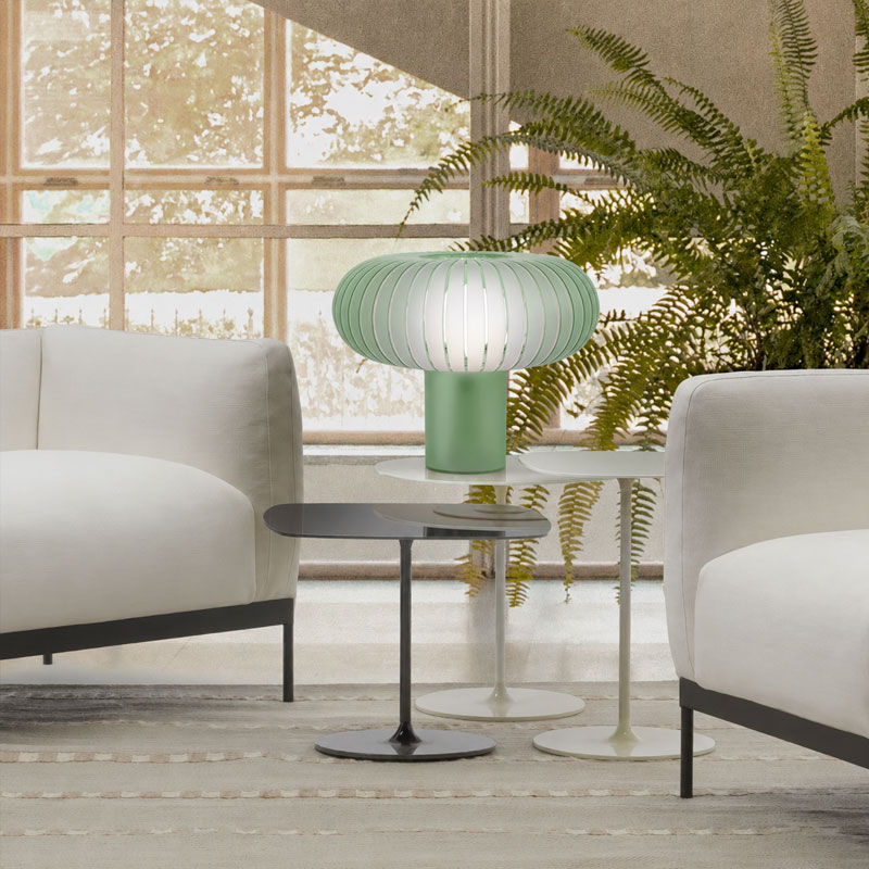 Angers Nantes Bordeaux Mans Rennes Tours Paris Laval Lyon Nice Icônes Kartell Lampe Teresa Frozen vert givré Ferruccio Laviani 5
