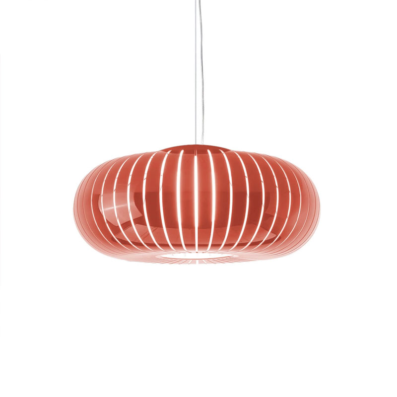 Angers Nantes Bordeaux Mans Rennes Tours Paris Laval Lyon Nice Icônes Kartell suspension Teresa Rouge Orangé brillant Laviani 3