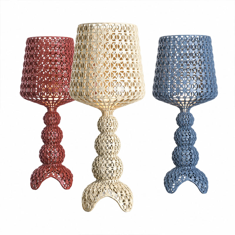 Angers Nantes Bordeaux Mans Rennes Tours Paris Laval Lyon Nice Icônes Kartell Lampadaire Mini Kabuki Rouge Bordeaux Ferruccio Laviani 4