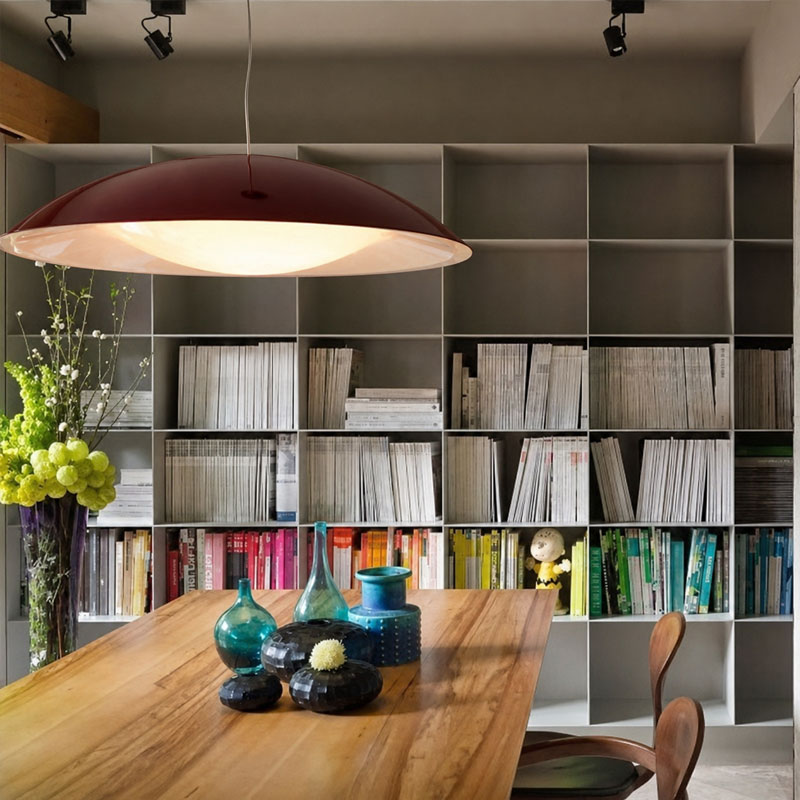 Angers Nantes Bordeaux Mans Rennes Tours Paris Laval Lyon Nice Icônes Kartell suspension Neutra Rouge Bordeaux brillant Laviani 2