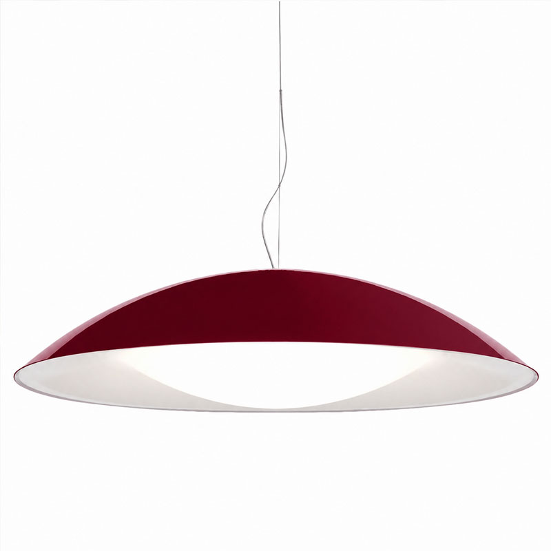 Angers Nantes Bordeaux Mans Rennes Tours Paris Laval Lyon Nice Icônes Kartell suspension Neutra Rouge Bordeaux brillant Laviani 3