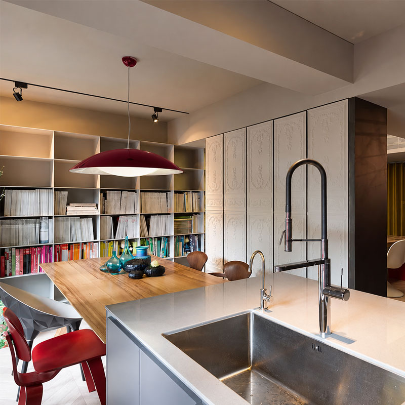Angers Nantes Bordeaux Mans Rennes Tours Paris Laval Lyon Nice Icônes Kartell suspension Neutra Rouge Bordeaux brillant Laviani 5