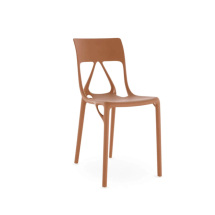 Angers Nantes Bordeaux Mans Rennes Tours Paris Orleans Laval Niort Icônes Kartell Chaise A.I Marron Lite Philippe Starck 2