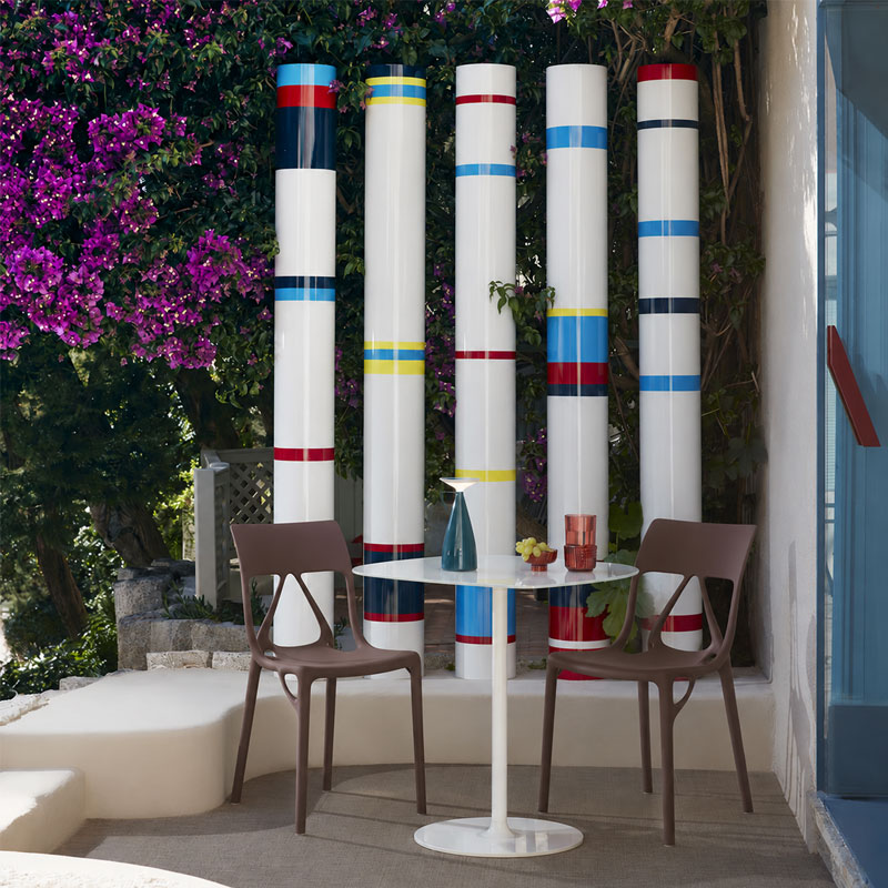 Angers Nantes Bordeaux Mans Rennes Tours Paris Orleans Laval Niort Icônes Kartell Chaise A.I Moka Lite Philippe Starck 6