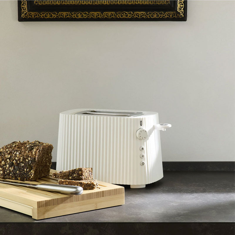 Angers Nantes Bordeaux Rennes Paris Mans Tours Lille Nice Lyon Icônes Alessi Grille Pain Toaster Plissé Blanc Michele DE LUCCHI 10
