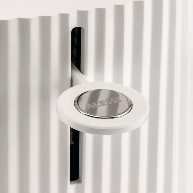 Angers Nantes Bordeaux Rennes Paris Mans Tours Lille Nice Lyon Icônes Alessi Grille Pain Toaster Plissé Blanc Michele DE LUCCHI 2