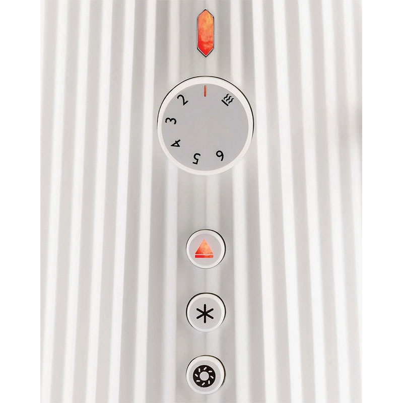 Angers Nantes Bordeaux Rennes Paris Mans Tours Lille Nice Lyon Icônes Alessi Grille Pain Toaster Plissé Blanc Michele DE LUCCHI 4