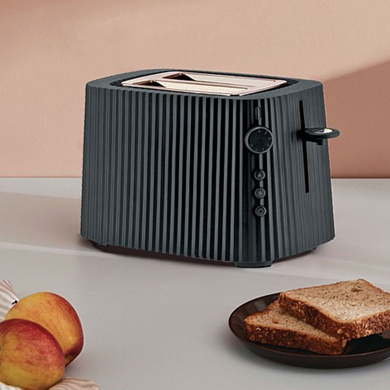 Angers Nantes Bordeaux Rennes Paris Mans Tours Lille Nice Lyon Icônes Alessi Grille Pain Toaster Plissé Noir Michele DE LUCCHI 6