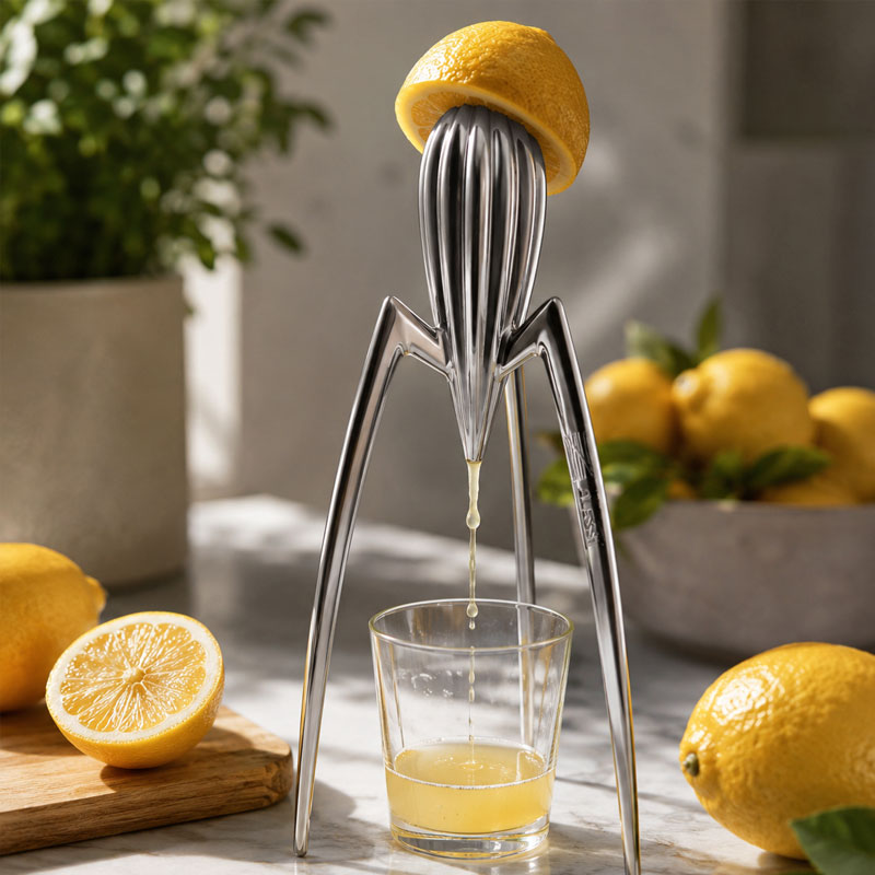 Angers Nantes Bordeaux Rennes Paris Mans Tours Lille Nice Lyon Icônes Alessi Presse Agrume Juicy Salif argent Philippe Starck 6