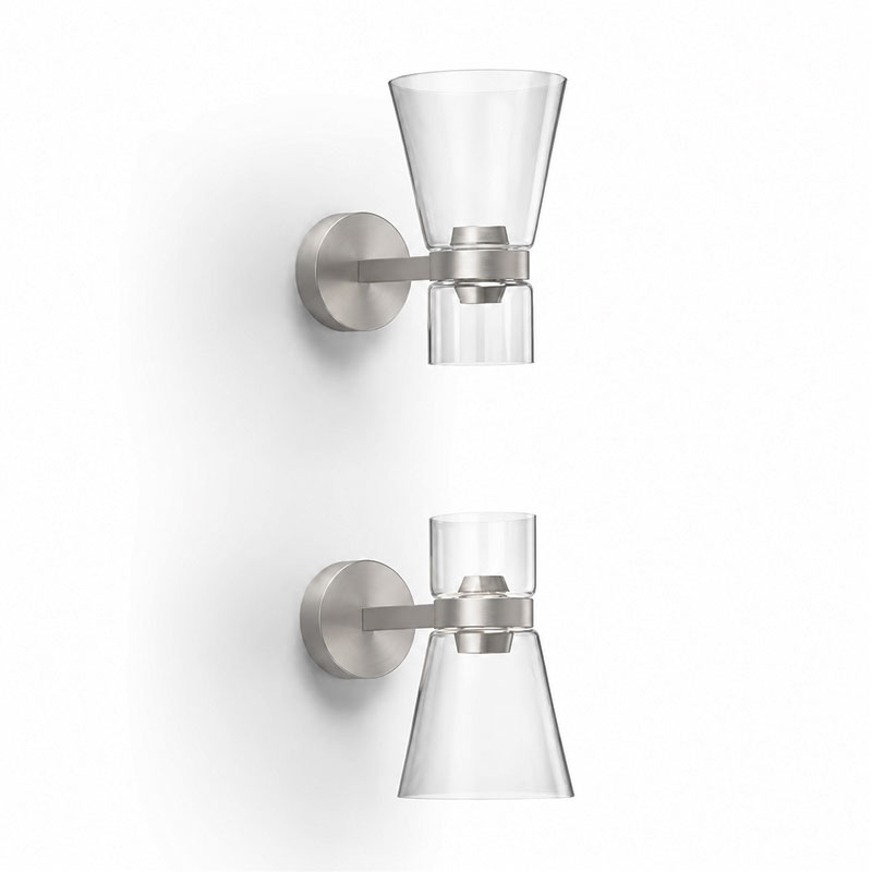 Angers Nantes Bordeaux Rennes Paris Mans Tours Lille Nice Lyon Icônes Flos Applique Nocturne 2 cone Argent Verre Konstantin Grcic 5