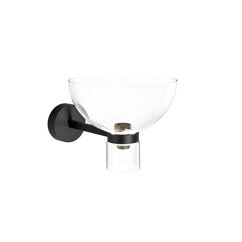 Angers Nantes Bordeaux Rennes Paris Mans Tours Lille Nice Lyon Icônes Flos Applique Nocturne 2 cone Noir Verre Konstantin Grcic 3